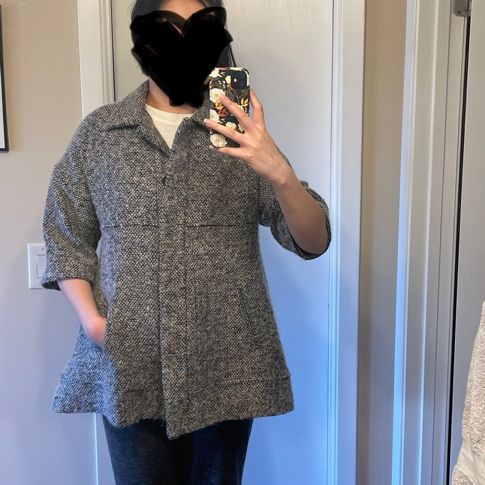 Cropped sleeve jacket - Picture 7 of 9